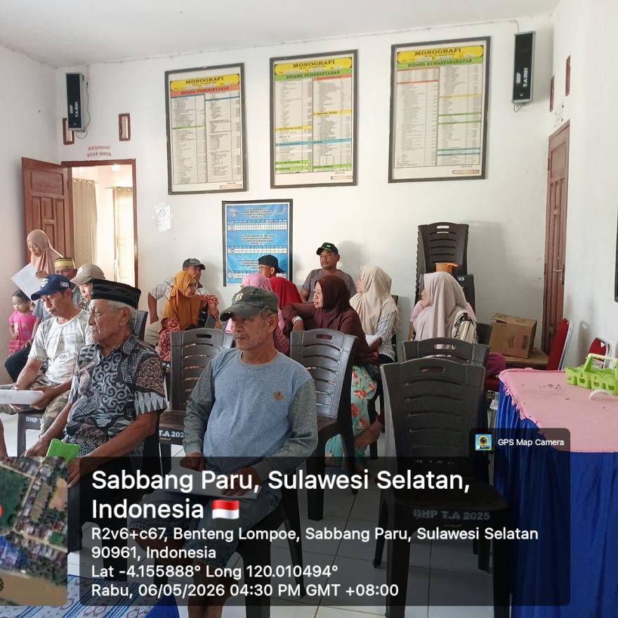 Rapat Sinkronisasi Program BSPS Serta Pengumpulan Data Kebutuhan Material 